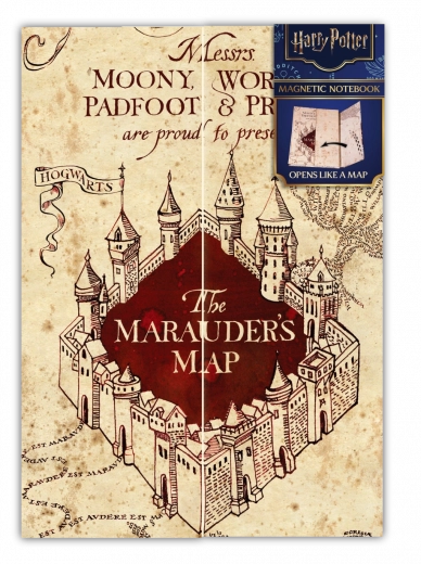 Harry Potter linirani blok Marodarski plan A5 Magical Locations