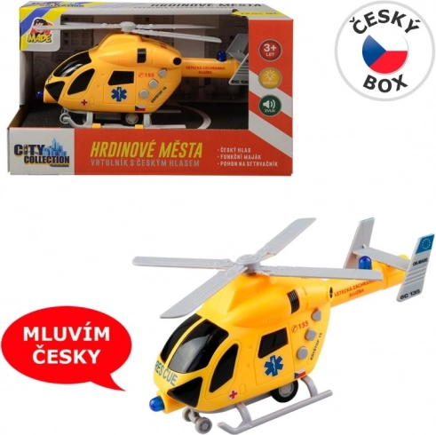 MaDe spasilački helikopter na inerciju sa svjetlom i zvukom, 20 cm