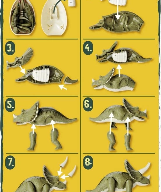 Svjetleća figura dinosaura u jajetu