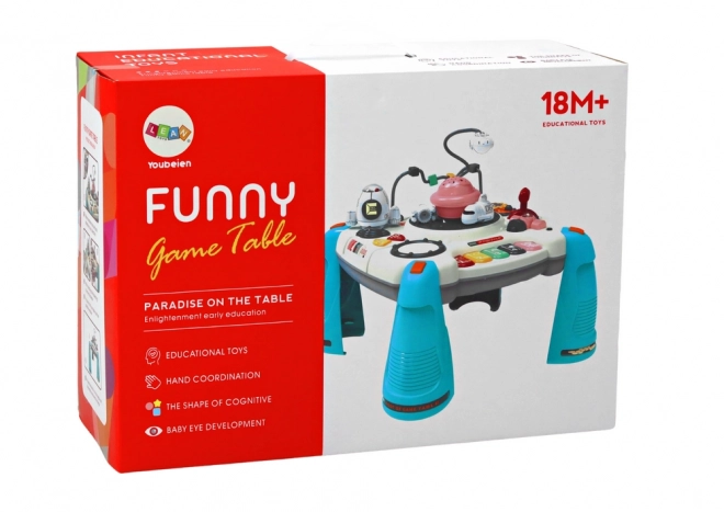 Dječji interaktivni edukativni stol Piano Space Blue