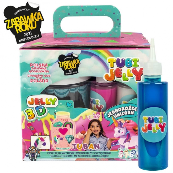Tuban kreativni set Tubi Jelly s akvarijem Jednorog