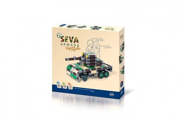 Konstruktor SEVA ARMADA Borbena vozila plast 436 dijelova u kutiji 35x33x5cm