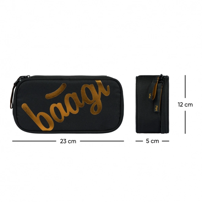 BAAGL SET 3 Core Metallic Bronze: ruksak, pernica, vrećica
