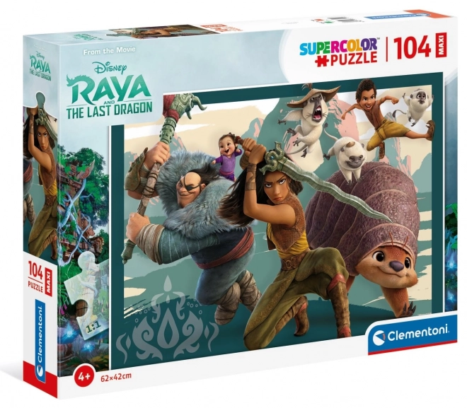 Puzzle Raya i zmaj MAXI 104 dijelova Clementoni