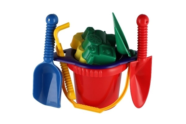 Kanta sa sítom lopatica trgovčeva lopatica grabljice plastika u mrežici 20x28x12cm 12m+