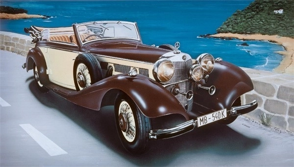 Model automobila Mercedes-Benz 540K od Italeri