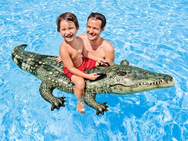 Krokodil na napuhavanje s ručkama 170x86cm od 3 godine