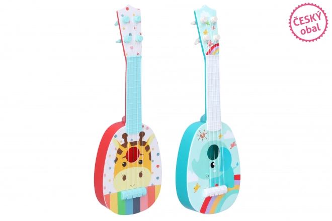 Dječja gitara s motivom afričkih životinja