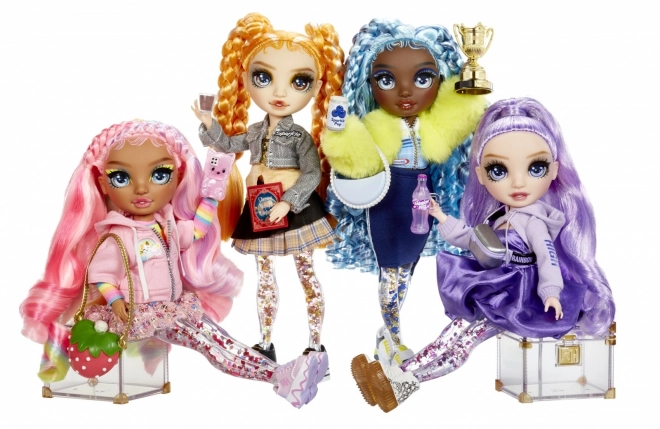 Rainbow High Sjaj i Sjaj Moda lutka - Viola (Ljubičasta)