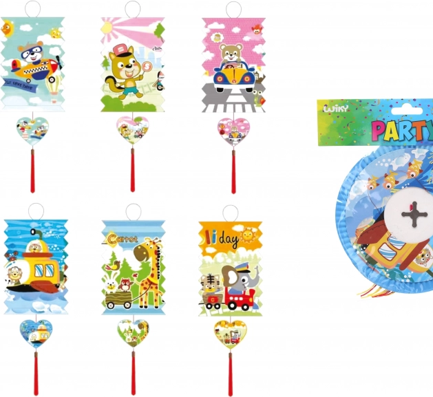 Lampion valjak 16 cm dječji motiv