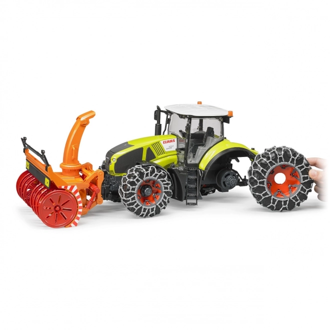 Bruder traktor Class Axion 950 sa snježnim frezama