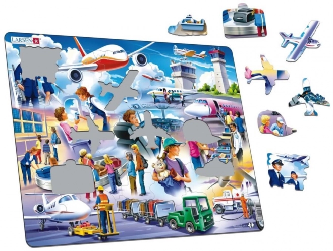 Puzzle Zračna luka LARSEN 42 dijela