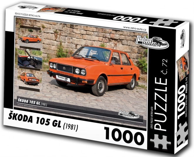 Puzzle Škoda 105 GL 1981 - 1000 komada