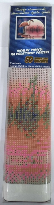 Norimpex dijamantno slikanje Flamingo 30x40 cm
