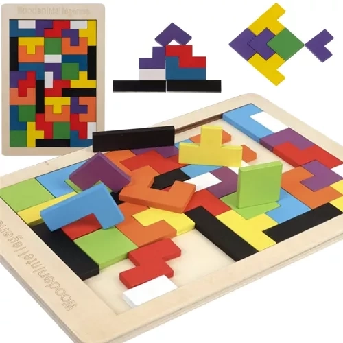 Drvene slagalice/tetris Kruzzel 22667