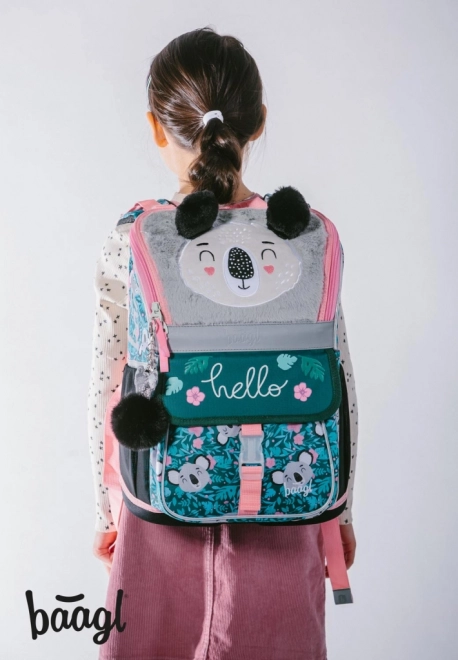 BAAGL SET 5 Zippy Baby Koala: školska aktovka, pernica, vrećica, mape, kutija