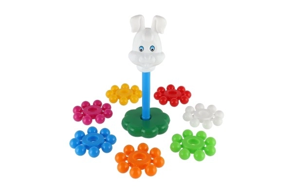 Složena piramida s prstenovima plastika 26cm u mrežici 12m+