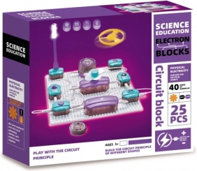 Konstruktorski set elektroničkih sklopova Electron Block – edukativni set od 25 modula