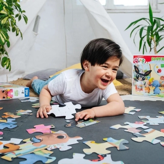Velike puzzle Veseli dan s Bingom
