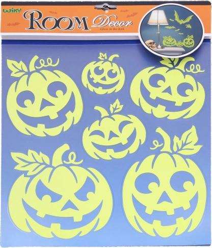 Zidne naljepnice koje svijetle u mraku 38 × 31 cm bundeve Halloween