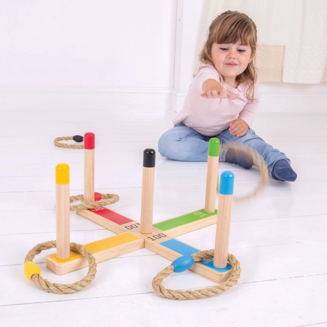 Bigjigs Toys Bacanje krugova