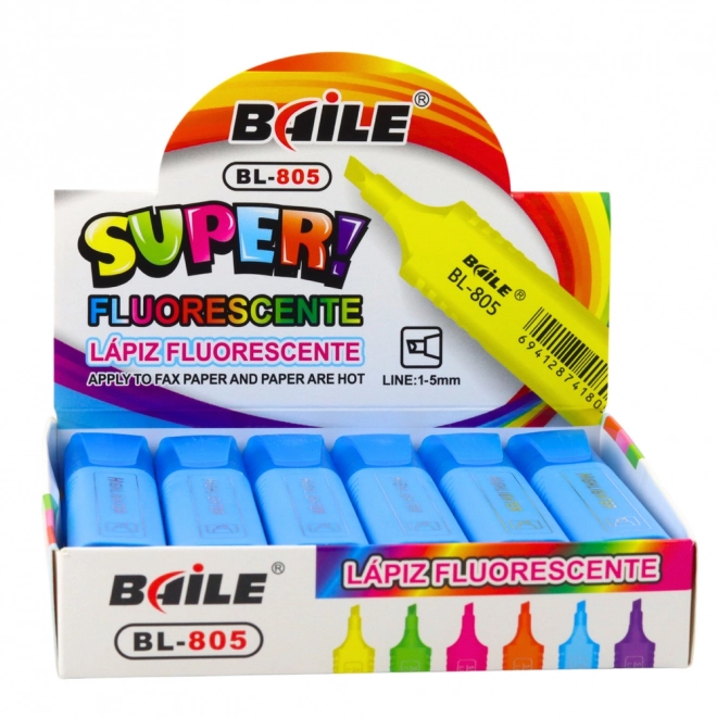 Neonski marker intenzivno plave boje