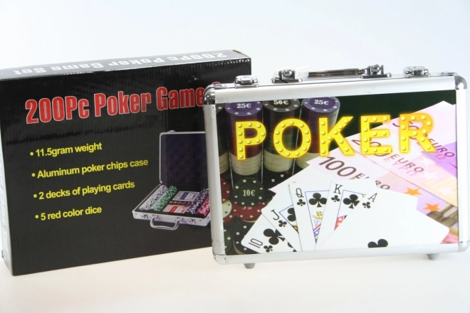 Set za poker u kovčegu