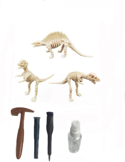Arheološki set – dinosauri - Spinosaurus / Tyrannosaurus Rex / Signal Raptor