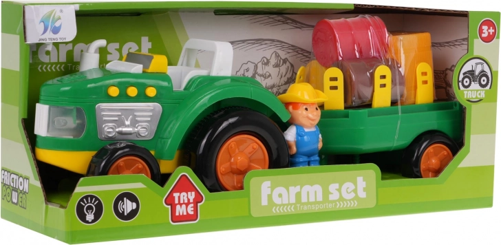 Igraći set s traktorom i farmerom