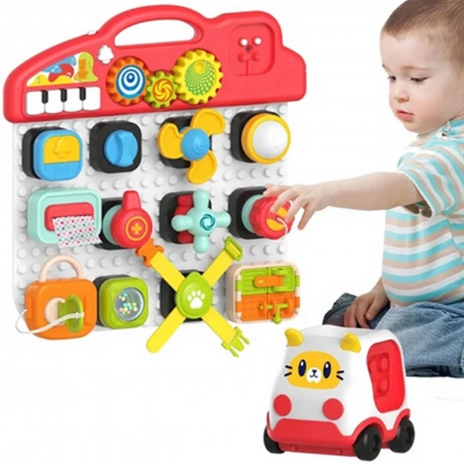 Woopie Montessori Dječji Manipulativni Panel Šareni Aktivni Panel