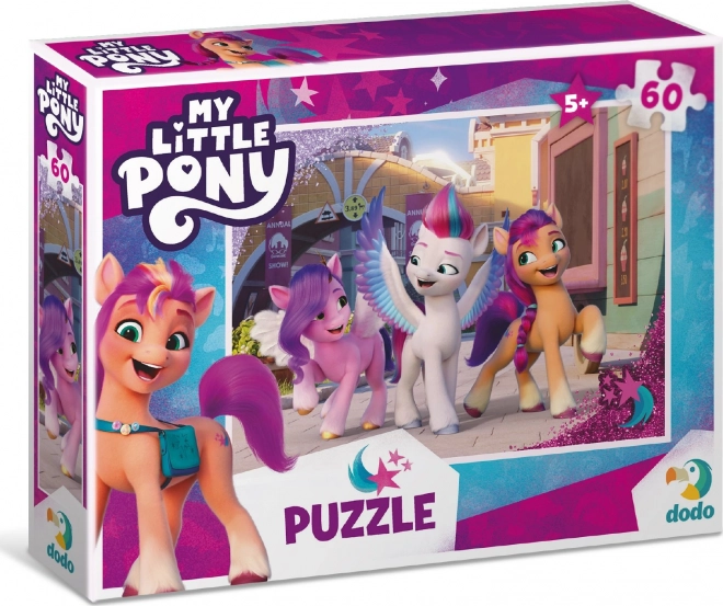 dodo puzzle my little pony: u gradu 60 dijelova