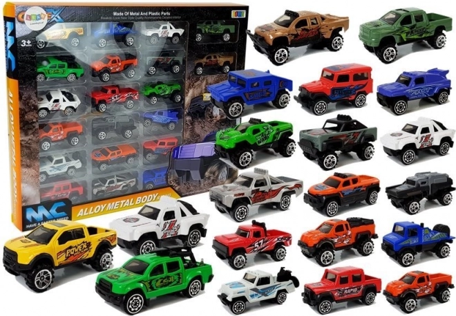 Set terenskih autića za djecu - razne boje, 20 komada