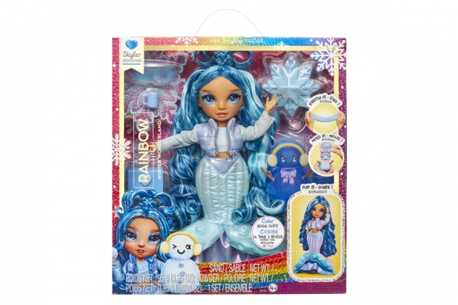 Rainbow High Zimska fashion lutka - Skyler (Plava)