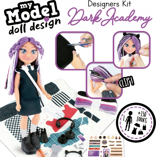 EDUCA Kreativna Sada My Model Doll Design: Tamna Akademija