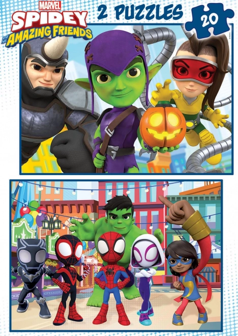 Educa Puzzle Spidey i njegovi nevjerojatni prijatelji 2x20 dijelova
