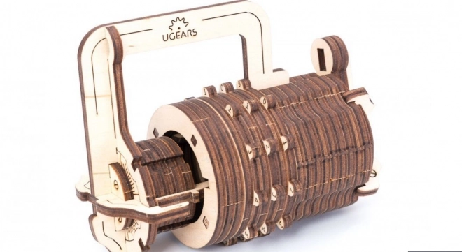 Ugears 3D puzzle - Brojčana brava 34 dijelova