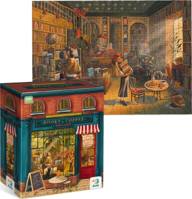 Puzzle Dućan: Knjižara 300 dijelova
