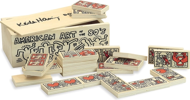 Drvene domino pločice VILAC s motivom KEITH HARING