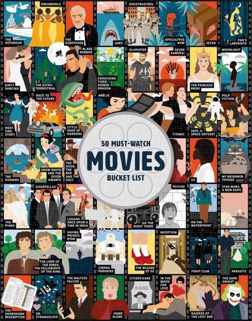 puzzle bucket list: 50 filmova koje morate pogledati – 1000 dijelova