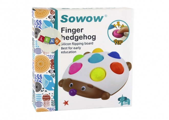 Senzorička zabavna Montessori ploča Ježić