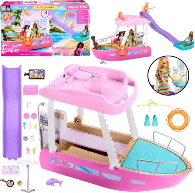 Barbie luksuzni motorni brod s transformacijom i dodacima