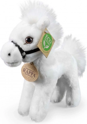 rappa plišani bijeli konj 20 cm eco‑friendly