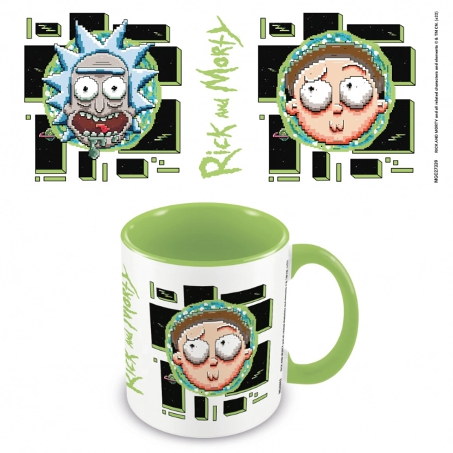 Šalica Rick and Morty Pixel Breakout 315 ml