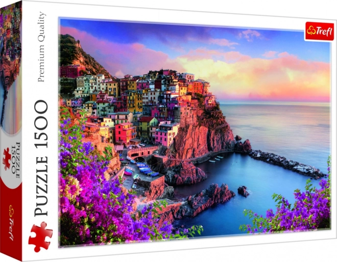 slagalica pogled na gradić Manarola, Italija – 1500 dijelova TREFL