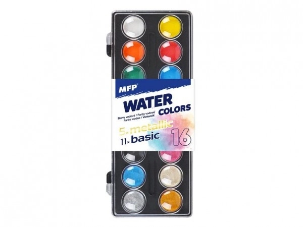 vodene boje 16 kom u plastičnoj kutijici