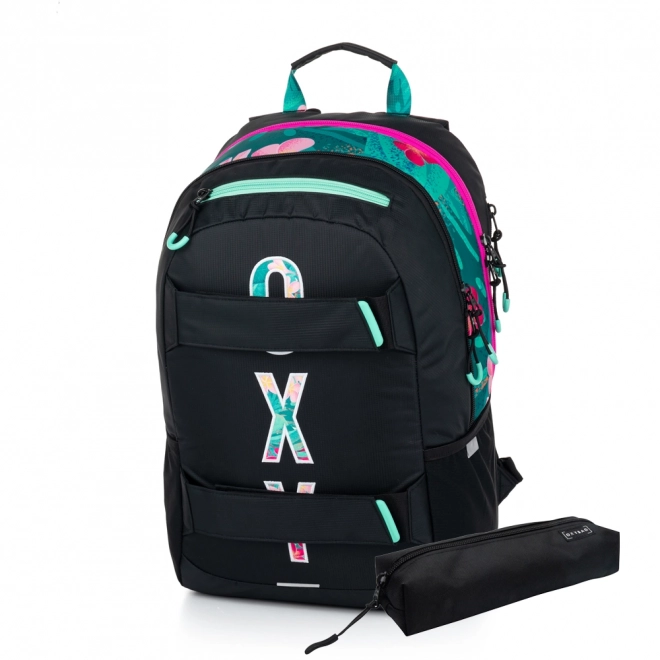 Studentski ruksak + etui OXY Sport Tropic