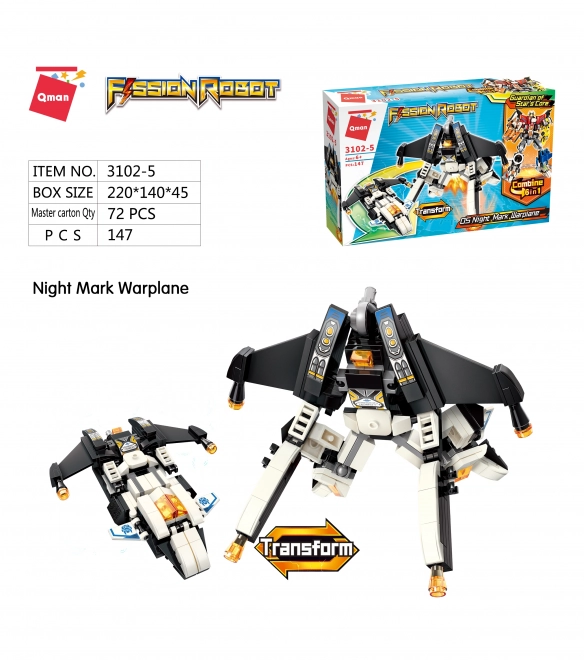 Qman Čuvari jezgre zvijezde - građevinska igračka robotskog vozila