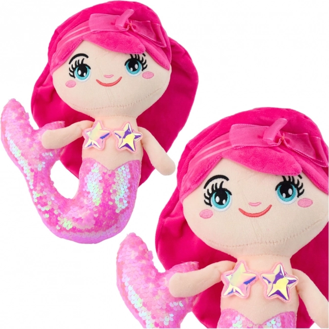 Plišana Sirena s Sjajnim Repom 28 cm