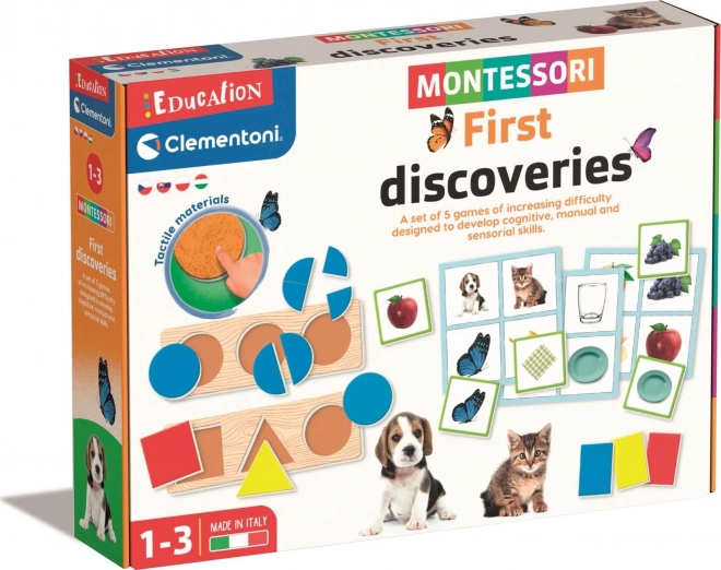 Clementoni Montessori set: prvi otkrići