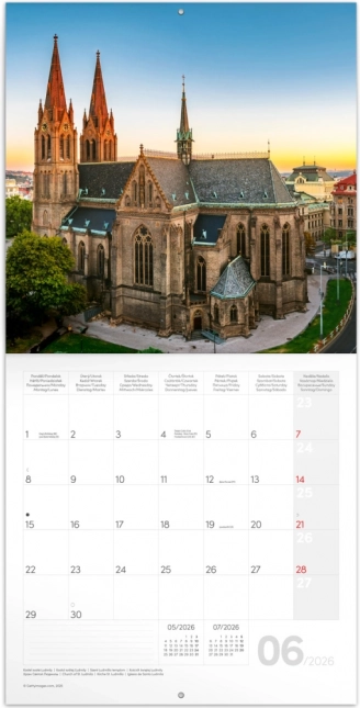 Kalendar za bilješke Prag 2026